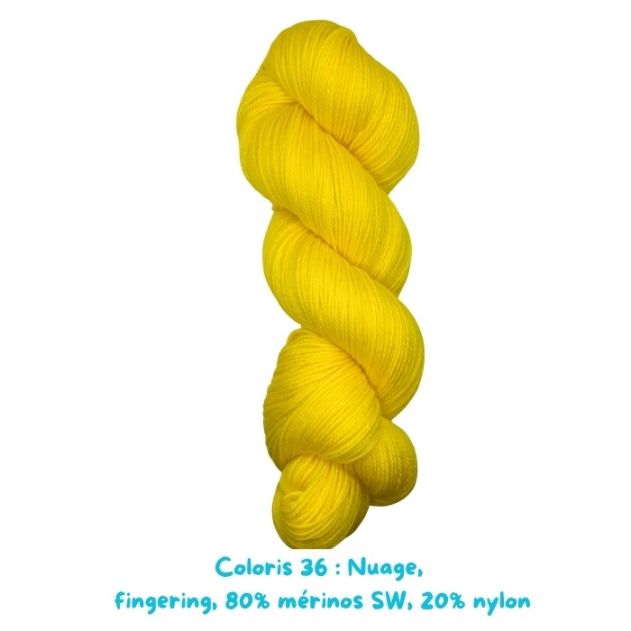 Nuage fingering: Coloris 36, Audrey fait un jeu d’évasion.