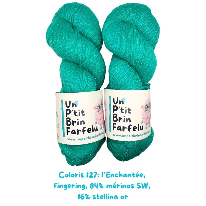 L'Enchantée fingering OR: Coloris 127, Doris ne sait plus où elle a mis son tricot.