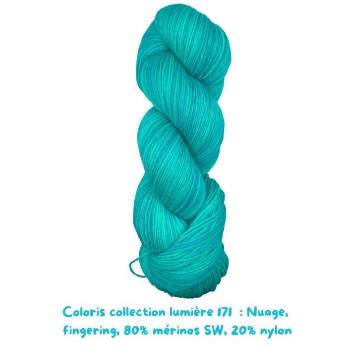 Nuage fingering: Coloris 171, collection ombres et lumières.
