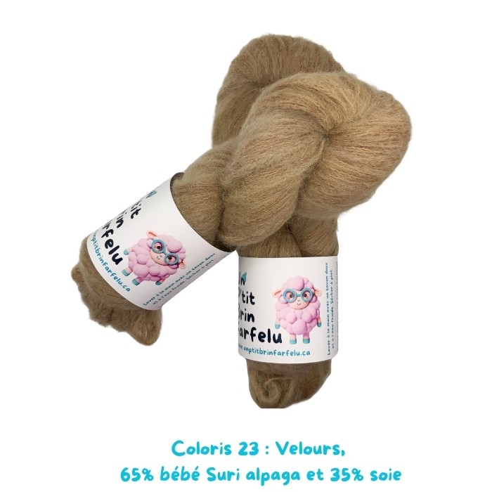 Velours: Coloris 23, Sonia installe une tente dans son salon