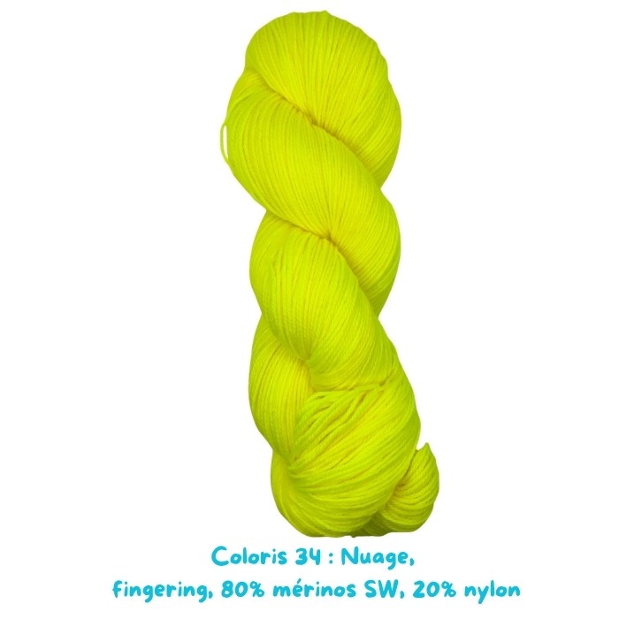 Nuage fingering: Coloris 34, Les aventures d’escalade de Caleb.