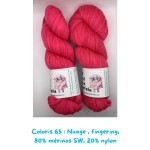 Nuage fingering: Coloris 65 : Ariane perd son GPS en pleine randonnée.