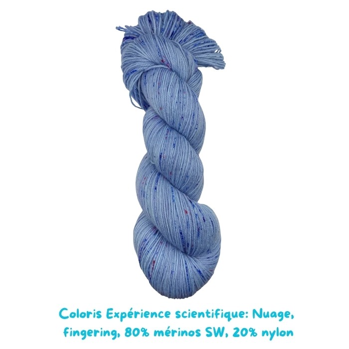 Nuage fingering: Coloris expérience scientifique!