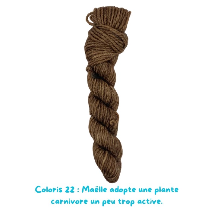 Coloris 22 : Maëlle adopte une plante carnivore un peu trop active.