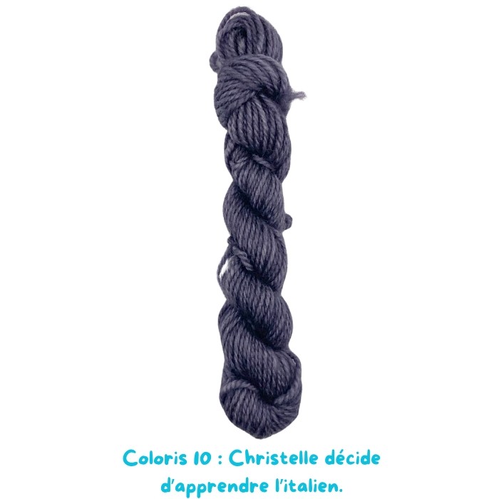 Coloris 10 : Christelle décide d’apprendre l’italien.