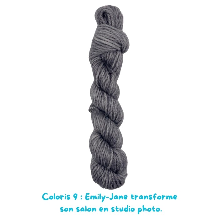 Coloris 9 : Emily-Jane transforme  son salon en studio photo.