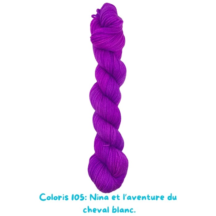 Coloris 105: Nina et l’aventure du  cheval blanc.