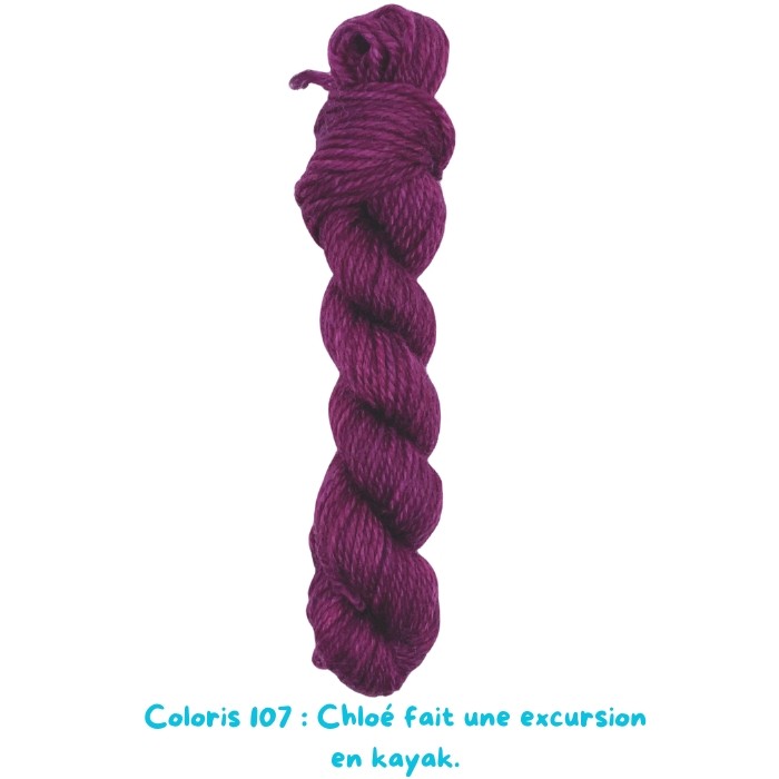 Coloris 107 : Chloé fait une excursion  en kayak.
