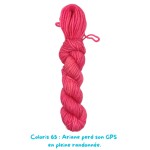 Nuage fingering: Coloris 65 : Ariane perd son GPS en pleine randonnée.