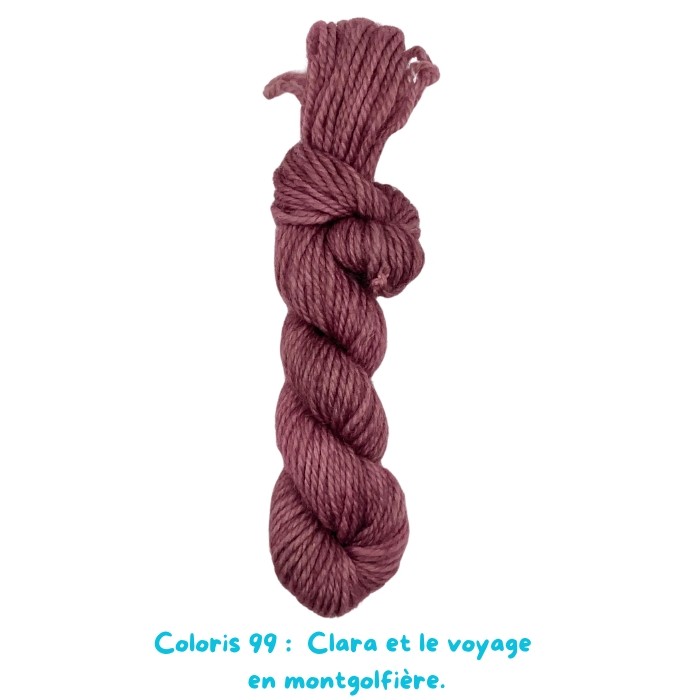 Coloris 99 :  Clara et le voyage  en montgolfière.