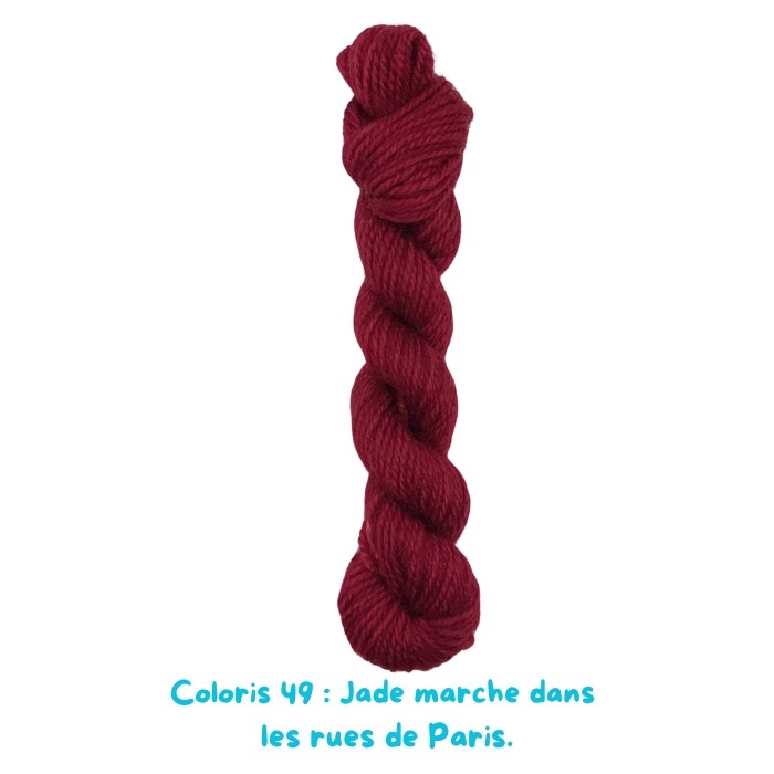 Coloris 49 : Jade marche dans  les rues de Paris.