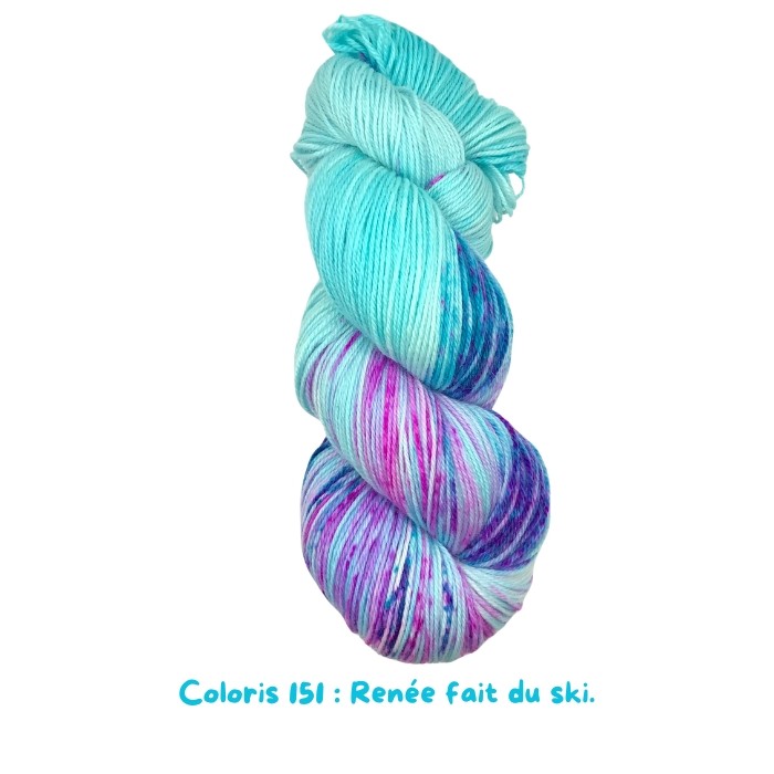 Coloris 151 : Renée fait du ski.