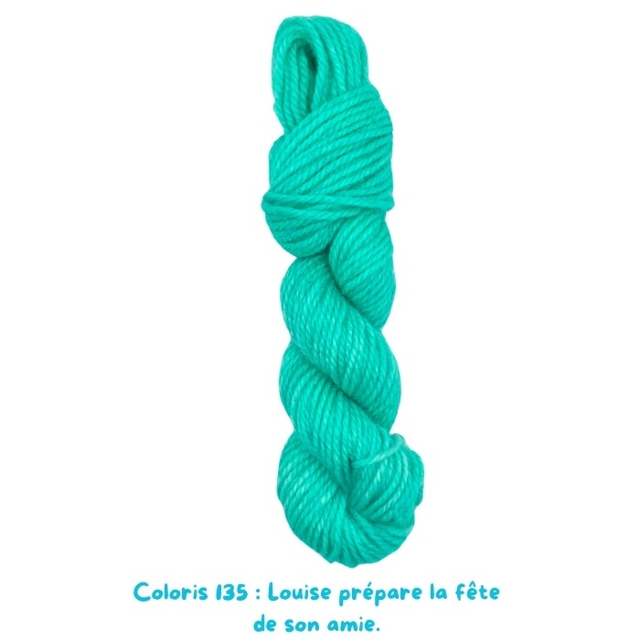 Coloris 135 : Louise prépare la fête de son amie.