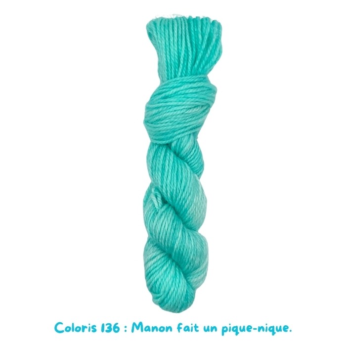 Coloris 136 : Manon fait un pique-nique. 