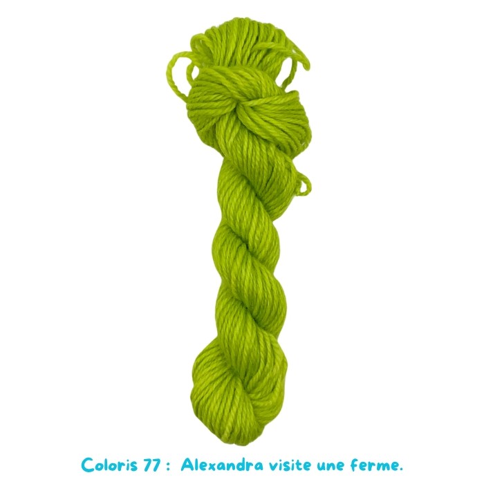 Coloris 77 : Alexandra visite une ferme. 