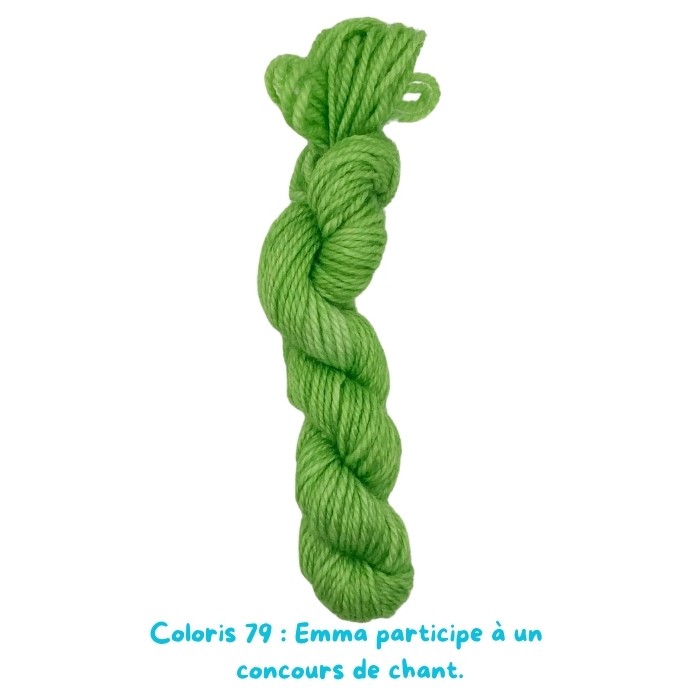 Coloris 79 : Emma participa à un concours de chant. 