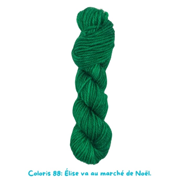 Coloris 88 : Élise va au marché de Noël. 