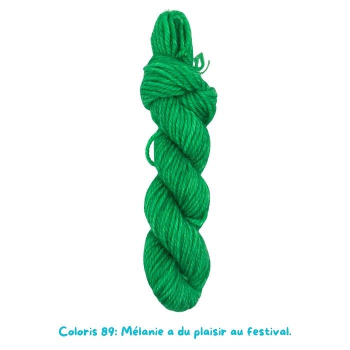 Coloris 89 : Mélanie a du plaisir au festival.